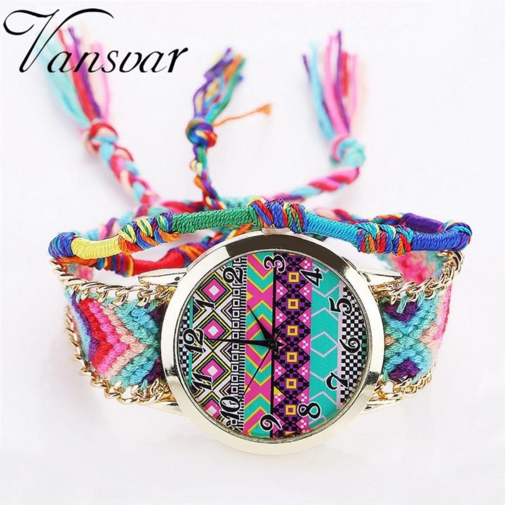 Handmade Braided Rope Quartz Watch